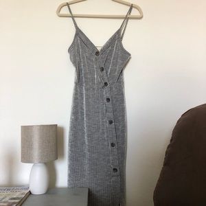 Caution to the Wind striped dress med. NWOT